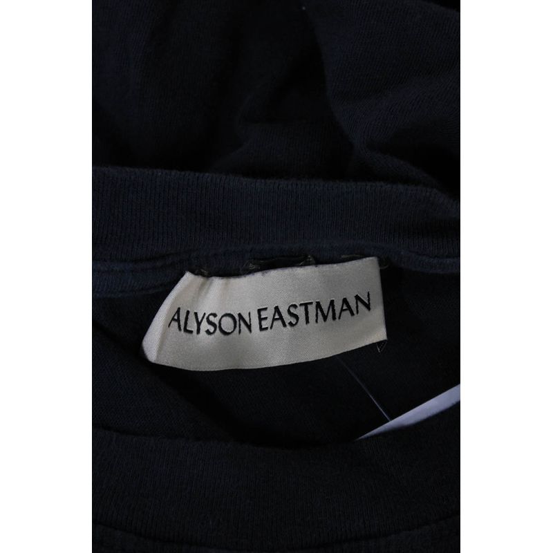 Alyson Eastman Unisex Gray Cotton Blend Crew Neck Short Sleeve T-Shirt Size S — image 4 of 4